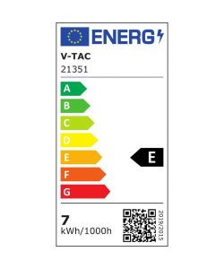 V-TAC Faretto LED da Binario Chip Samsung 7W Colore Bianco 4000K