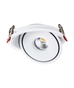 V-TAC Faretto LED COB da Incasso Rotondo 12W 120*43mm Colore Bianco 3in1