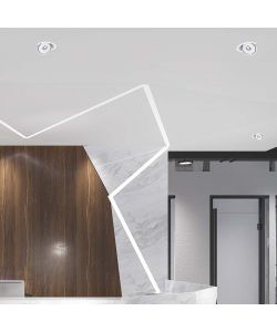 V-TAC Faretto LED COB da Incasso Rotondo 20W 120*43mm Colore Bianco 3in1