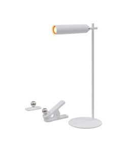 V-TAC Lampada LED da Tavolo Magnetica 3W Colore Bianco Ricaricabile con USB C Touch Dimmerabile 4000K