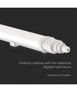 V-TAC Plafoniera LED Impermeabile 18W Collegabile L-Series 60cm 6500K IP65