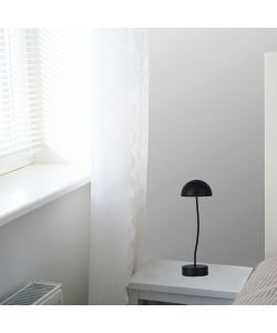 V-TAC Lampada LED da Tavolo 3W Colore Nero ricaricabile con USB C Touch Dimmerabile 3000K