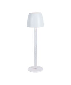 V-TAC Lampada LED da Tavolo 3W Colore Bianco e Trasparente Ricaricabile con USB C Touch Dimmerabile 3000K