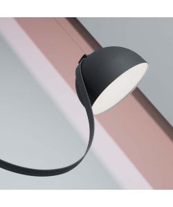 V-TAC Faretto LED COB da Binario in Tessuto Magnetico 20W Colore Nero 3000K