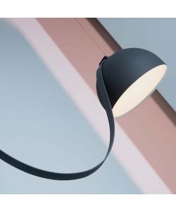 V-TAC Binario in Tessuto 10m per Montaggio Faretti Colore Grigio Scuro