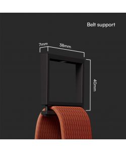 V-TAC Supporto per Cintura Montaggio in Soffitto Corpo Nero SKU 23125 / 23126