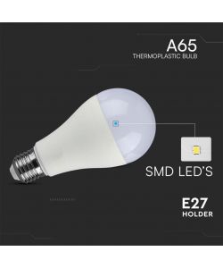 V-TAC Lampadina LED E27 17W 100LM/W A65 4000K