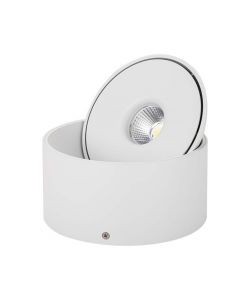 V-TAC Faretto LED COB da Incasso Rotondo 20W Inclinabile Colore Bianco 3in1