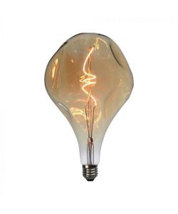 V-TAC Lampadina LED E27 4W A165S Filamento a Spirale Ambrato 2700K