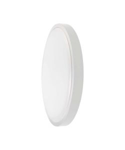 V-TAC Plafoniera LED Rotonda 24W Cornice Bianca 4000K IP44