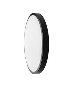 V-TAC Plafoniera LED Rotonda 24W Cornice Nera 3000K IP44
