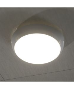 V-TAC Plafoniera LED Chip Samsung Rotonda 20W con Sensore di Movimento a Microonde Colore Bianco 3in1 IP65