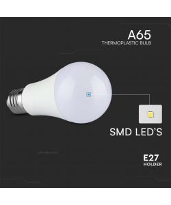 V-TAC Lampadina LED E27 17W 110LM/W A65 2700K