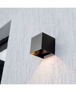 V-TAC Lampada LED da Giardino con Pannello solare e Sensore 9W Colore Nero 150*153*150mm 4000K IP65