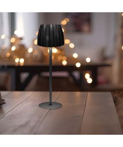 V-TAC Lampada LED da Tavolo 2.7W 105*340mm Colore Nero ricaricabile con USB C Touch Dimmerabile 3in1