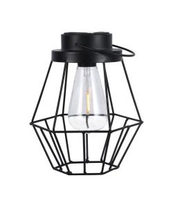 V-TAC Lampada Solare LED 0.5W Vintage Portatile Ricaricabile 3000K IP44