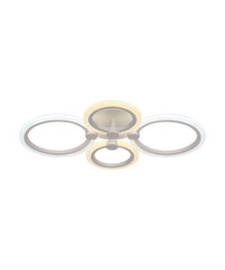 V-TAC Lampadario LED 51W Moderno a Plafone Telecomando CCT 3in1 Colore Bianco