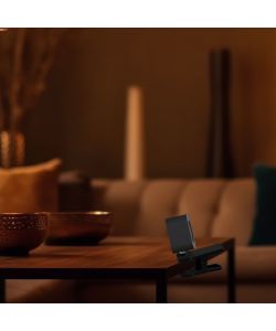 V-TAC Lampada LED da Tavolo Magnetica 3W con Batteria Ricaricabile USB C Colore Nero Touch Dimmerabile 3in1