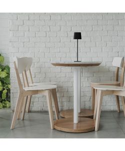 V-TAC Lampada LED da Tavolo Magnetica 5W con Batteria Ricaricabile USB C Colore Nero Touch Dimmerabile 3in1 IP65