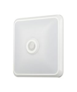 V-TAC Plafoniera LED Chip Samsung Quadrata 12W con Sensore PIR Colore Bianco 3in1