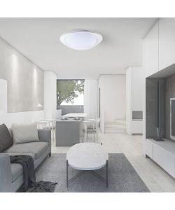 V-TAC Plafoniera LED 60W Rotonda Telecomando CCT 3in1 Bianco D550mm Dimmerabile Ellittica