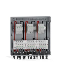 V-TAC Quadro di Campo DC 3 Stringhe 3 MPPT 1000VDC 16A con Centralino IP65 18 Moduli LSP