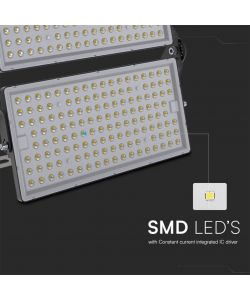 V-TAC Faro LED Chip Samsung 500W 135LM/W Nero 360° Cavo 1m 6500K IP65