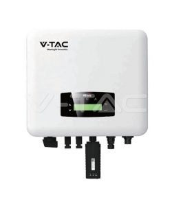 V-TAC Inverter di Rete Monofase 5kW, MPPT*2, CEI 0-21, WIFI, Garanzia 10 Anni, IP65