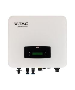 V-TAC Inverter di Rete Monofase 5kW, MPPT*2, CEI 0-21, WIFI, Garanzia 10 Anni, IP65
