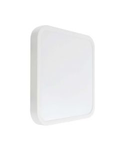 V-TAC 24W LED Dome Light SAMSUNG Chip 6500K Square White Frame IP44