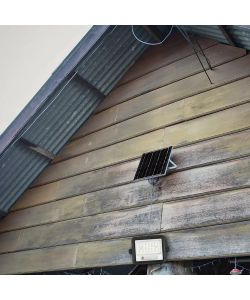 V-TAC Faro LED con Pannello Solare 400W Nero Dimmerabile 2000-8000K