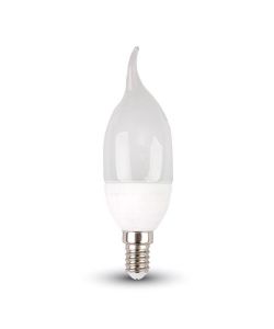 Lampadina LED E14 4W Candela a Fiamma 4000K