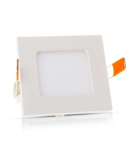 Mini Pannello LED 6W Montaggio ad Incasso Quadrato 3000K