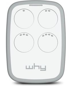 WHY EVO Telecomando multifrequenza 4 pulsanti Bianco Magnolia 10-30m