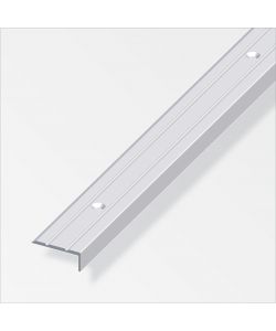 Profilo Chiusura 25X10 Alluminio Argento 1 Metro