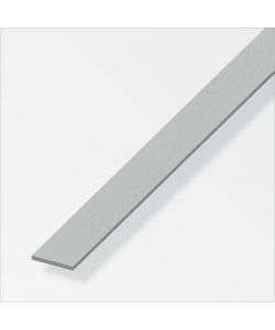 Barra Piatta Alluminio 15X2 Inox Spazzolato 1Metro