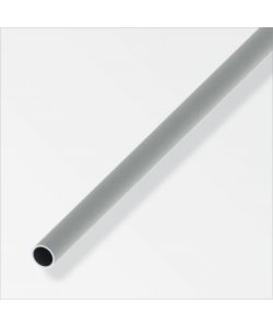 Tubo Tondo Alluminio 8 Inox Spazzolato 1Metro