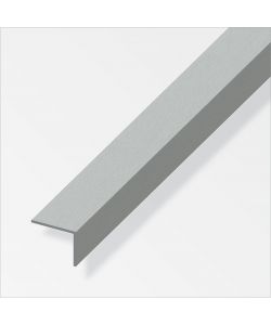 Angolare Alluminio 20X10 Inox Spazzolato 1Metro