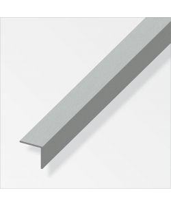 Angolare Alluminio 10X10 Inox Spazzolato 2,5Metri