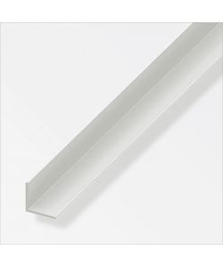 Alfer Aluminium Profilo Angolare Bianco 20x20x1 mm 1 m per Finiture