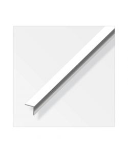 Angolare 30x15x1 Alluminio Anodizzato Bianco 1m - Profilo Resistente