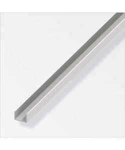 Profilo  U 10X21X10 Pvc Bianco 1Metro