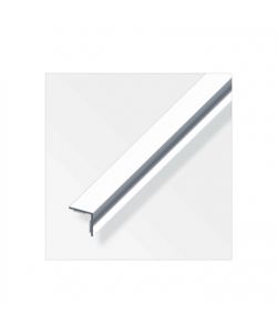 Alfer Profilo Angolare Autoadesivo PVC Cromato Lucido 20x20mm 1m
