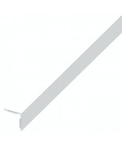 ALFER Angolare 25x25 mm in Alluminio Bianco 2m Autoadesivo Resistente