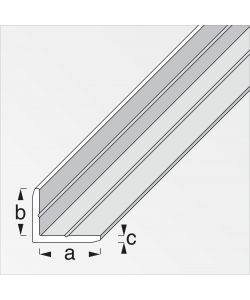 Alfer Profilo Angolare 6/8 mm Alluminio Anodizzato Argento 1 m