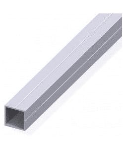 Alfer Tubo Quadrato Alluminio Brut 23,5x1,5 mm Lunghezza 2,50 m