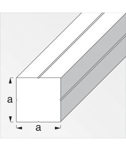 Barra Quadrata Alluminio Naturale 11,5 mm 1 m - Costruzioni Fai-da-te