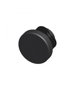 ALFER Tappo a Lamelle Tondo Plastica Nero 19,5 mm Confezione 2 pz