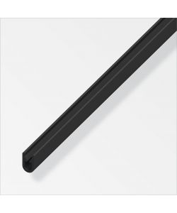 Profilo Protezione Bordi  9,5X6,5 In Pvc Nero 2,5Metri