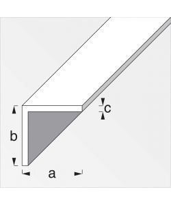 ALFER Angolare 20x20 mm Acciaio Laminato Grigio 1 m per Rinforzi